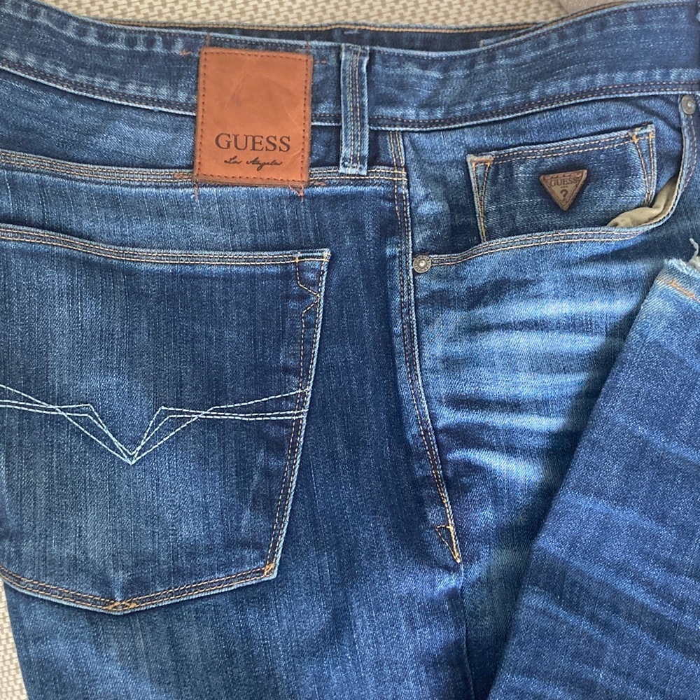 Guess Men's Denim Slim Jeans - Picture 10 of 10